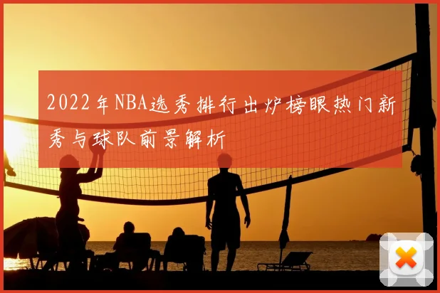 2022年NBA选秀排行出炉榜眼热门新秀与球队前景解析